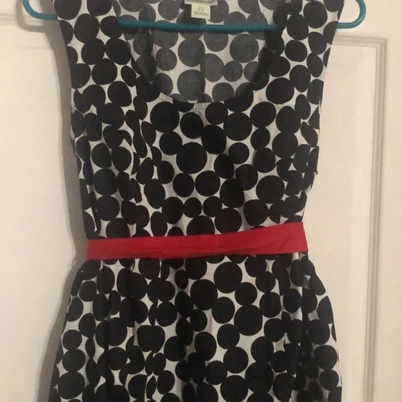 Motherhood maternity ladies dotted dress. - Picture 3 of 14